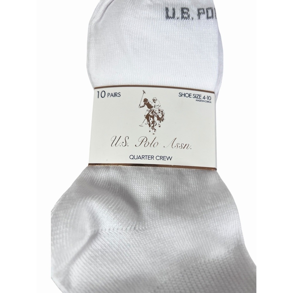 US Polo Association Socks, 10 Pairs, Size 4-10